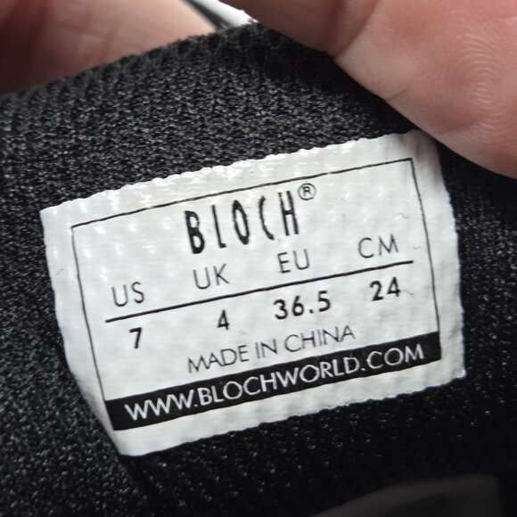 Bloch Boost Split Sole Mesh Sneakers Jazz Hip Hop Dance Black Women's Size 7 - Picture 7 of 9